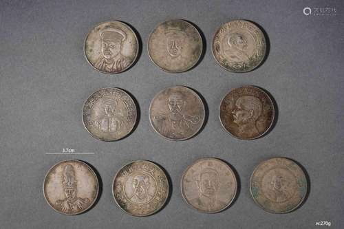 A Group of Silver Coins