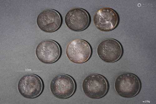 A Group of Silver Coins