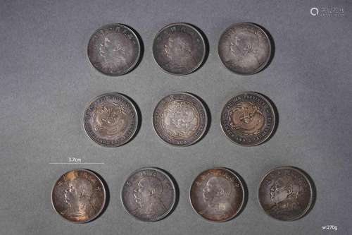 A Group of Silver Coins