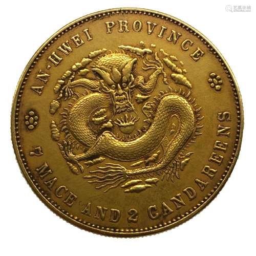 A Gold Dragon Coin