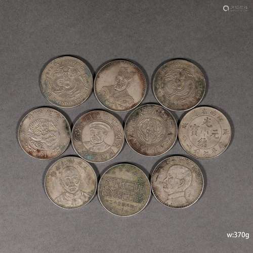 A Group of Silver Coins