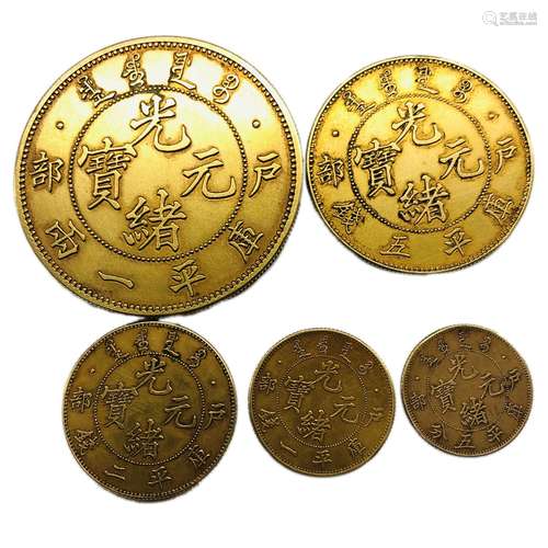 A Group of Gold Coins