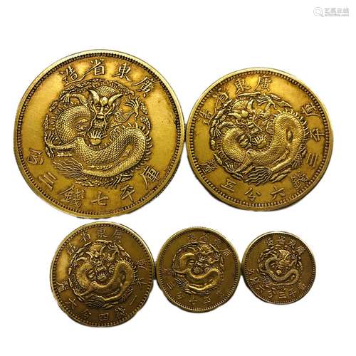 A Group of Gold Coins