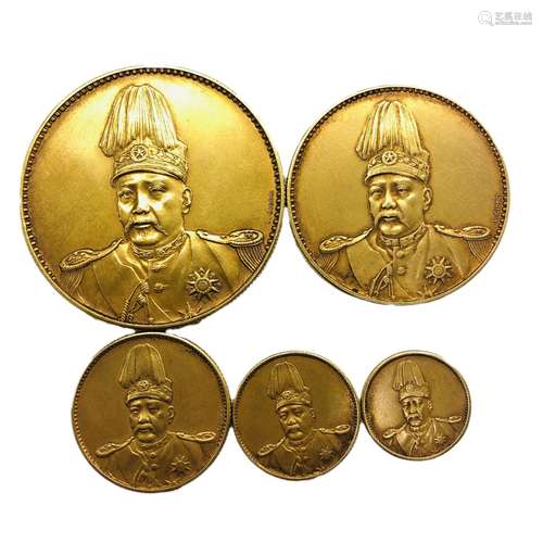 A Group of Gold Coins