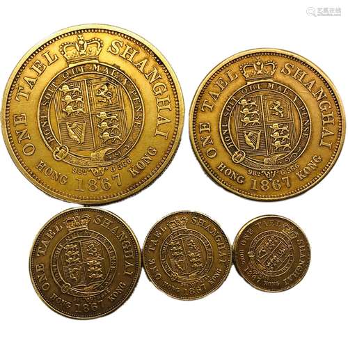 A Group of Gold Coins