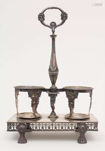 Empire-Menage / A silver cruet stand, Meister Jean-Pierre Bi...