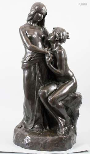 Joseph Ebstein (1881-1961), Liebespaar / The lovers, Paris, ...