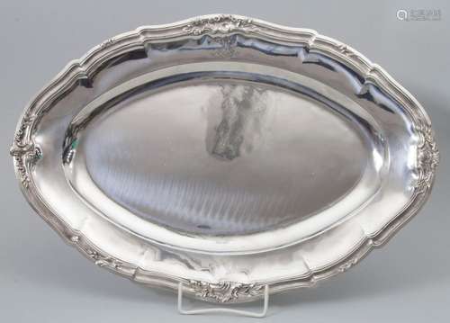 Tablett / A silver tray, Jean Baptist Harleux, Paris, um 187...