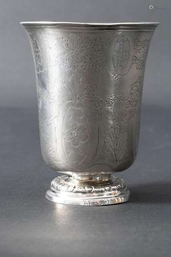 Glockenbecher / A bell shaped silver beaker, Jean Francois B...