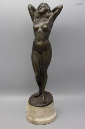 Jugendstil Akt / An Art Nouveau bronze of a nude, deutsch, u...