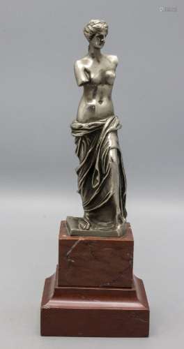 Nach antikem Vorbild versilberte Bronze Skulptur \'Venus von...