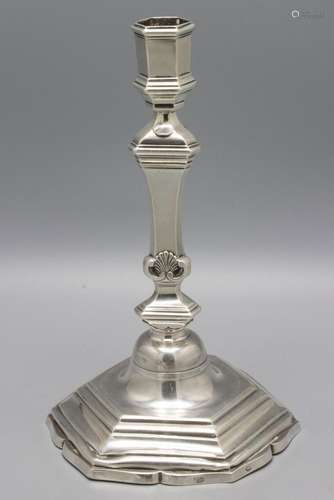 Barock Kerzenleuchter / A Baroque silver candlestick, Michel...