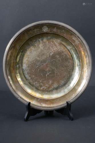 Silberteller / A silver plate, Louis Manaut, Paris, 1829-183...