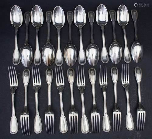 24 Teile Silberbesteck / 24 pieces of silver cutlery, Christ...