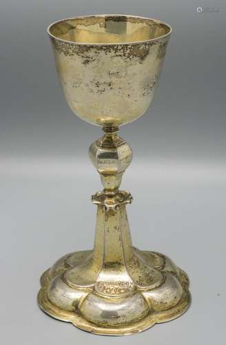 Barock Messkelch / A Baroque silver chalice, Eustach Hayd, A...