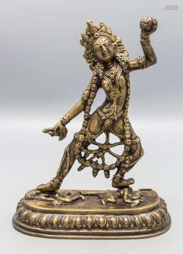 Bronzeplastik Vajrayogini / A bronze figure \'Vajrayogini\',...
