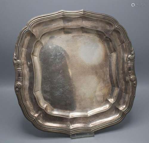 Silberplatte / A Sterling silver tray, Boullanger, Paris, um...