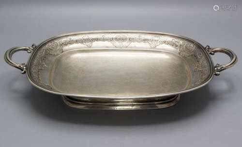 Biedermeier Zierschale / A decorative silver basket, Thomas ...