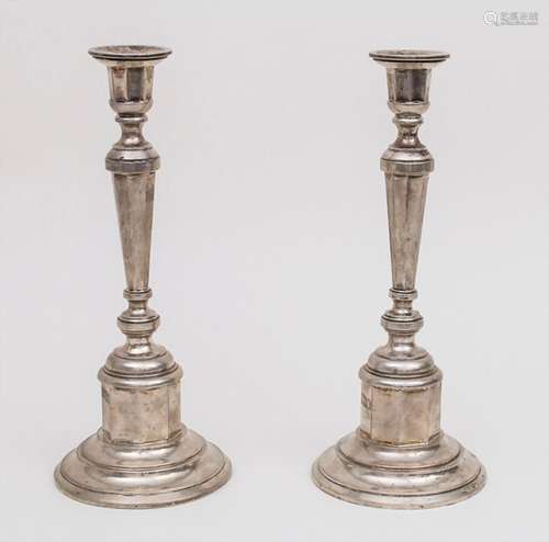 Paar Kerzenleuchter / Pair of Candlesticks, Polen/Poland, um...