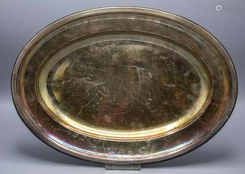 Ovale Platte / An oval silver plate, Henri Auguste, Paris, 1...