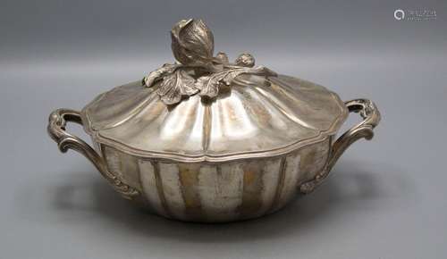 Gemüseterrine / Légumiere / A silver vegetable tureen, Emile...