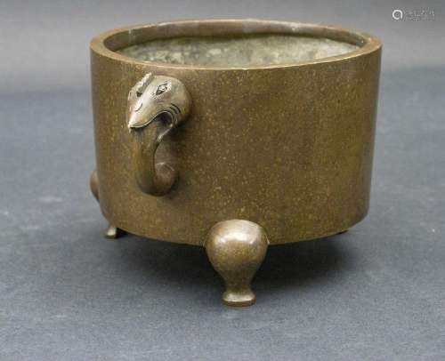Goldsplash-Räuchergefäß, China, wohl Ming Dynastie (1368-164...