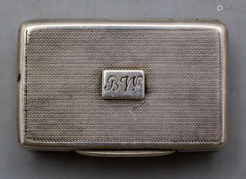 Riechsalzdose / A silver vinaigrette, wohl England, 19. Jh.