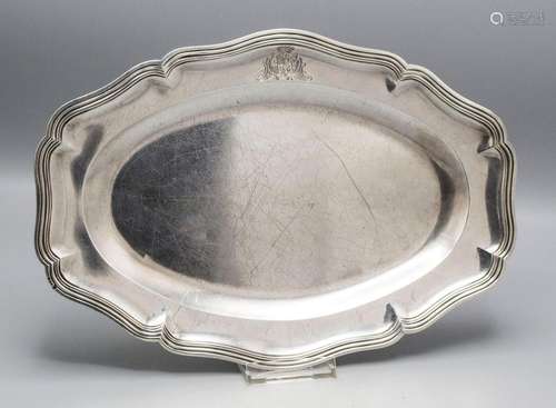 Barock Platte / A Baroque silver tray, Alexandre de Roussy, ...