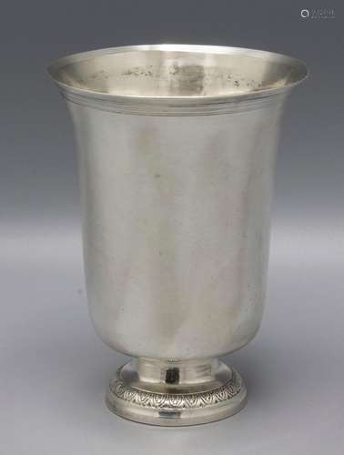 Glockenbecher / A bell shaped silver beaker, Beauvais, 1798-...