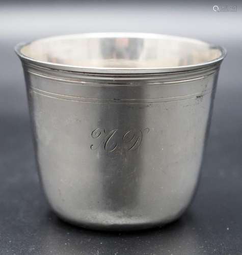 Louis XV Becher / A silver beaker, Claude Ballin, Paris, 173...