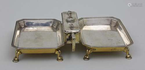 Doppelschale/Double Tray, Mappin & Webb, Birmingham, 192...