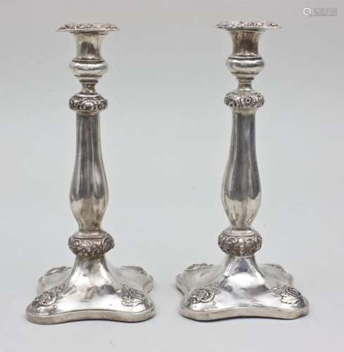 Paar Biedermeier-Leuchter/A Pair of Candlesticks, Wien/Vienn...