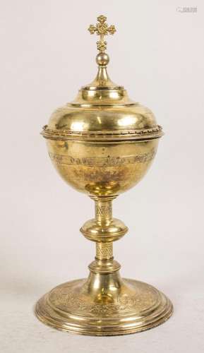 Ziborium / Ciboire / A silver ciborium, Joh. Hammers, Nieder...