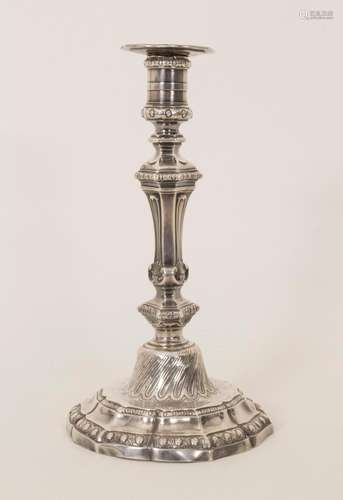 Barock Kerzenleuchter / A Baroque silver candlestick, Claude...