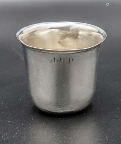 Faustbecher / A silver beaker / Une timbale en argent, Frank...