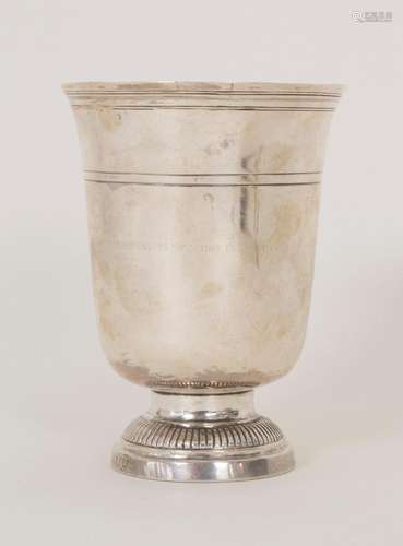 Becher / A silver beaker, Martial Rigeasse, Noyon, um 1788