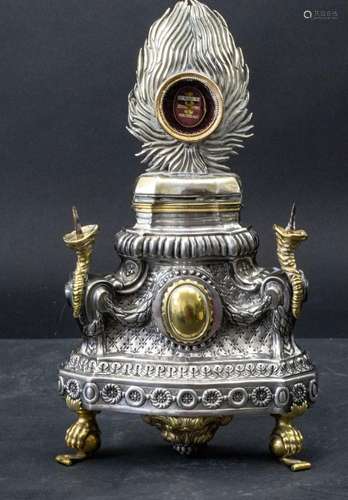 Rokoko Reliquiar / A Rococo silver reliquary, Flandern/Fland...