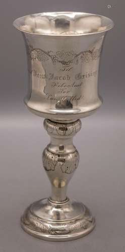 Andenken-Pokal / A silver cup, Ribe, Dänemark, 19. Jh