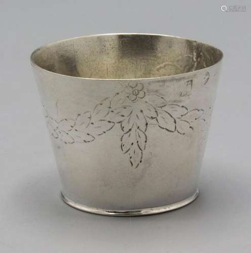 Faustbecher / A silver beaker, Martin Friedrich Mueller, Ber...