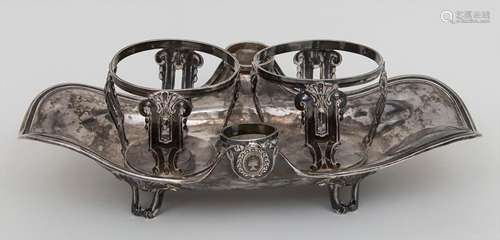 Louis-Seize Huiliere / A silver oil and vinegar cruet set, R...