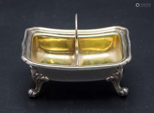 Doppelsaliere / A silver double salt cellar, Odiot, Paris, 1...