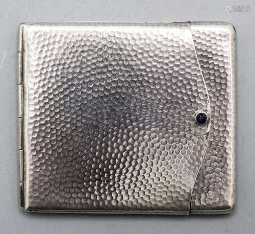 Art Déco Streichholzetui / A silver Art Deco vesta case, um ...