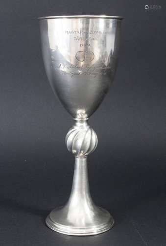 Pokal / A silver cup, Budapest, 1949