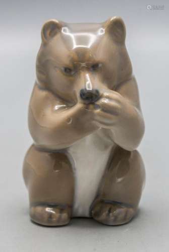 Kleiner fressender Bär / A bear cup eating, Knud Kyhn, Royal...