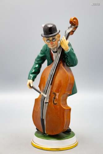Figur \'Bassist\' / A figure of a bass player, Rosenthal, Se...