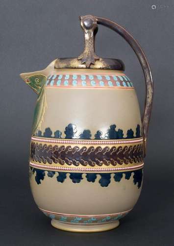 Großer Jugendstil Schenkkrug / A large Art Nouveau jug, Utzs...