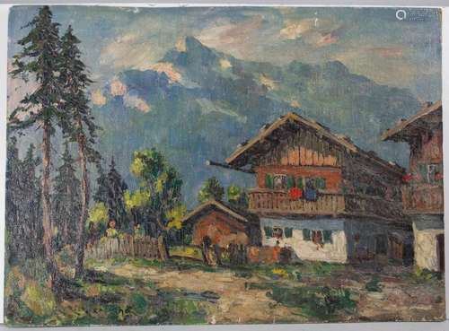 Klaus Carl Friedrich Richter (1887-1948), \'Alte Häuser in H...