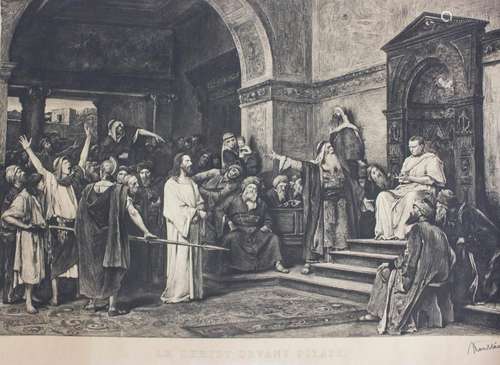 Mihály Munkácsy (1844-1900), \'Le Christ devant Pilate\' / \...