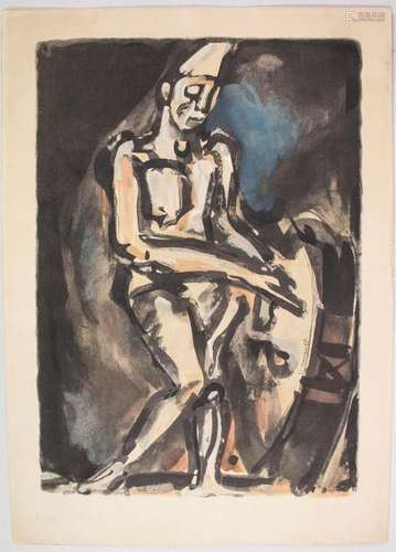 George Rouault (1871-1958), \'Triste Os de Cirque de l\'étoi...