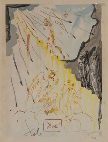 Salvador Dalí (1904-1989), \'Les escaliers céleste\' de \'Di...